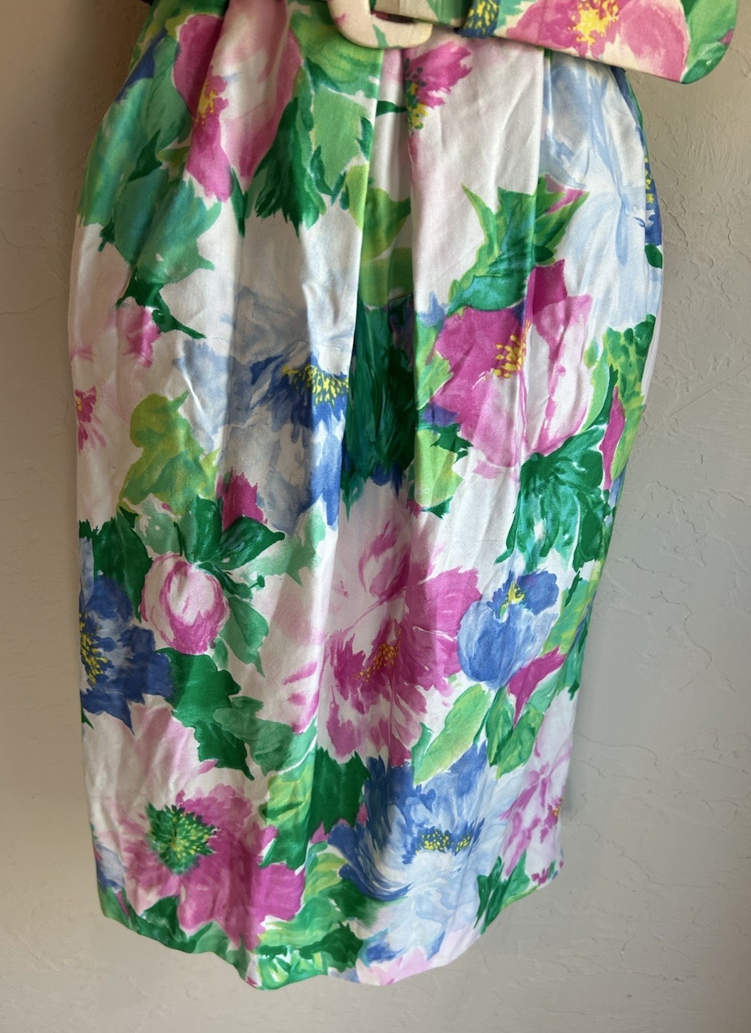Vintage 80s Kollection Strapless Dress Bolero Jacket Set 6 Feminine Garden Party