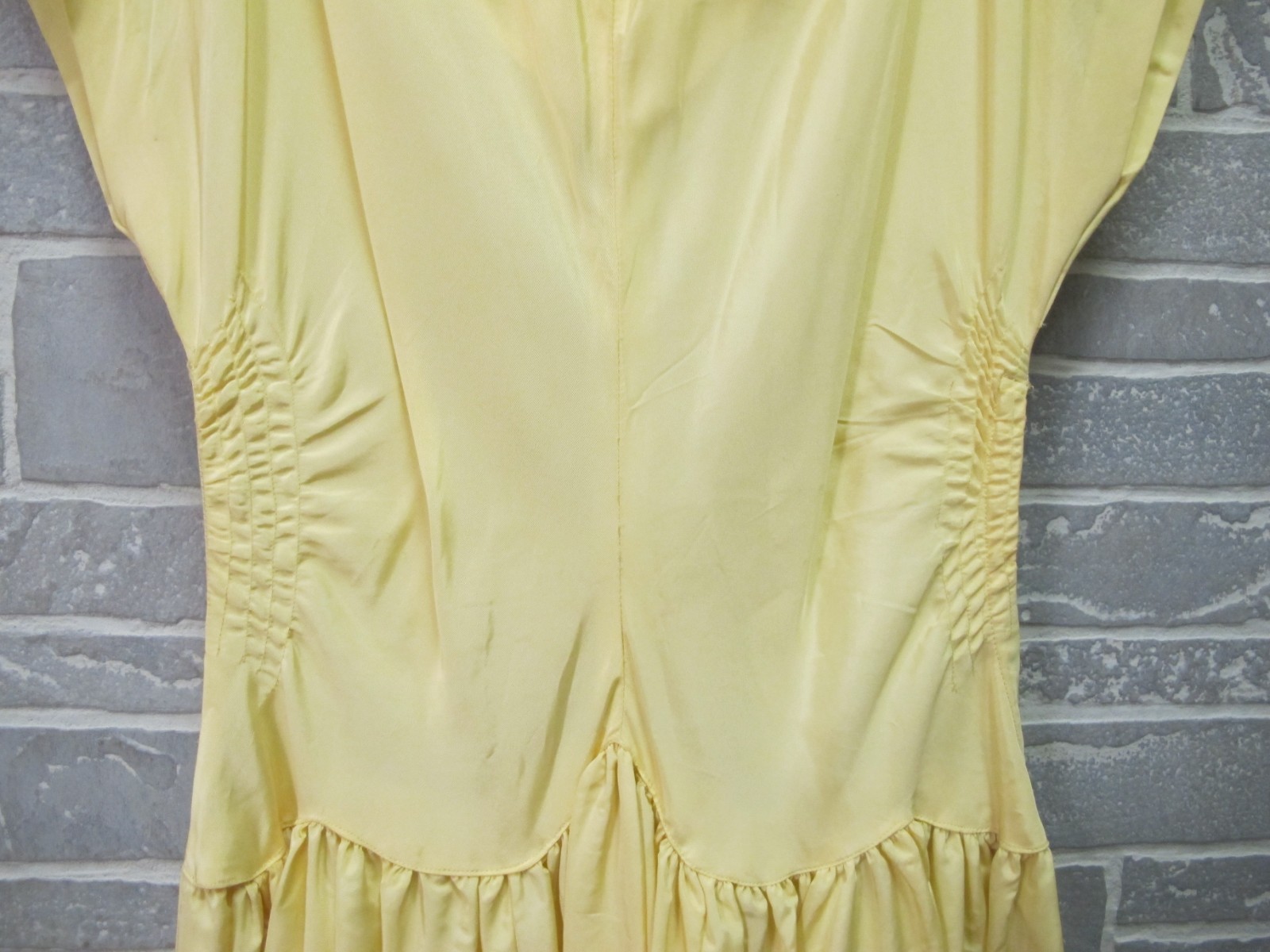 Vintage 1940’s/50’s Black and Yellow Dress Set (H0171)