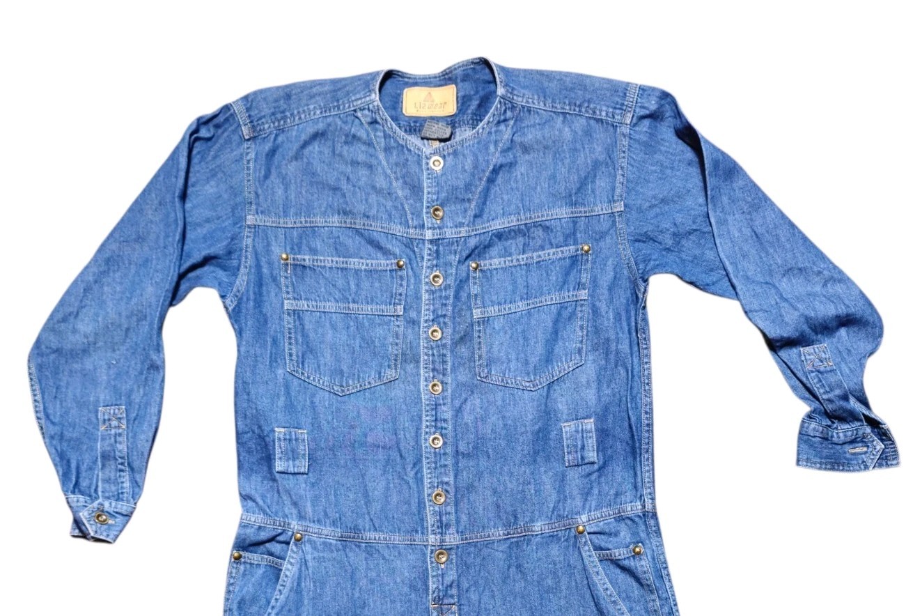 LizWear By Liz Claiborne Vintage Denim Jumpsuit Woman’s Size Small