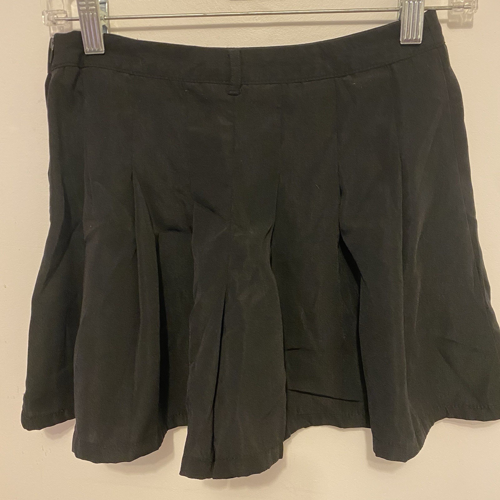 Vintage 1990’s Y2K Amy Byer Black Pleated Wide Leg Shorts Women S Junior 12
