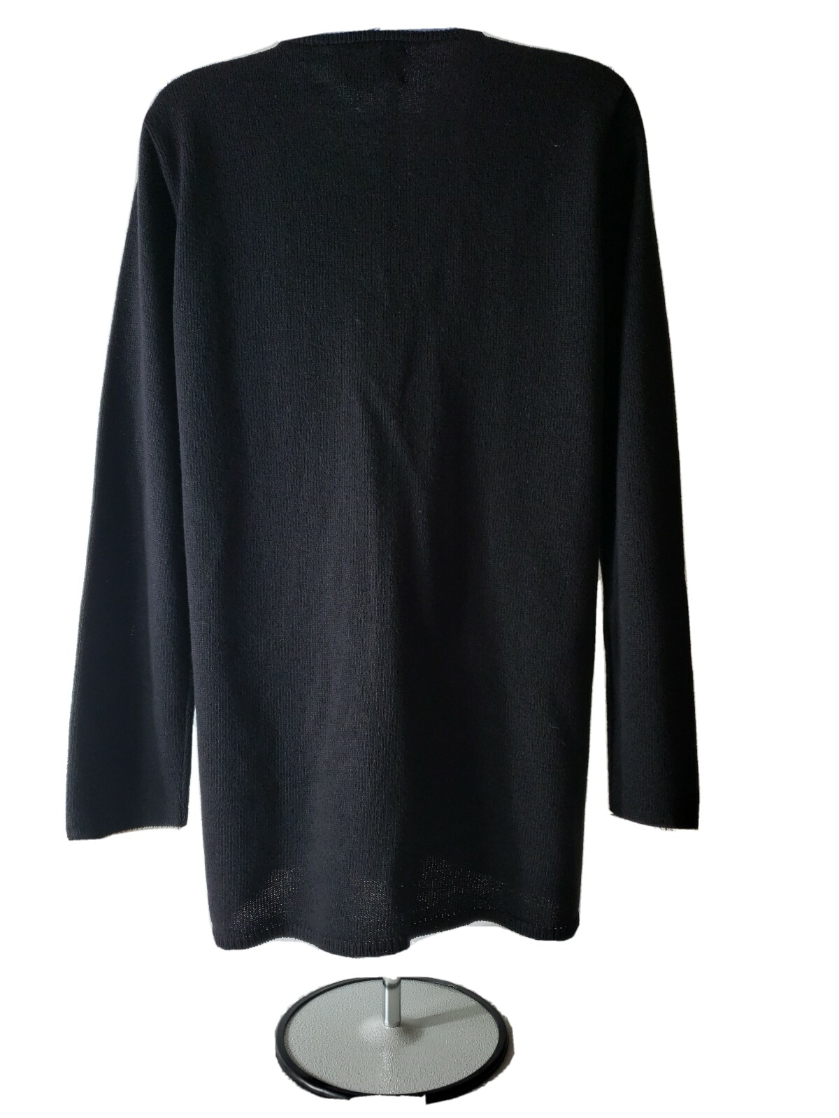Laura By Alyzia Cardigan womens Sz 8 Sweater black Buttons Vtg Career church