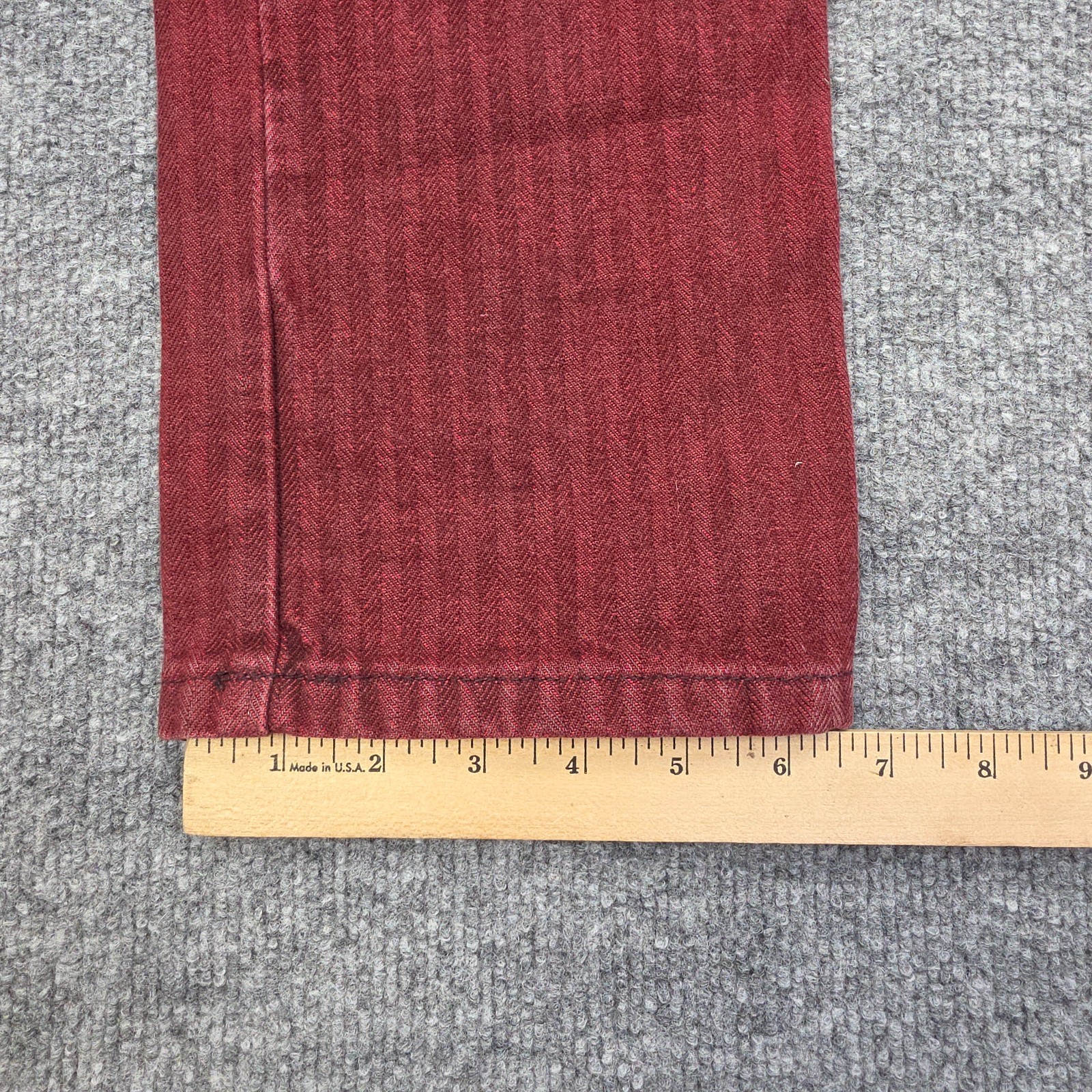 Vintage Rocky Mountain Rockies Pants Women’s 3 / 26 Red Stripe High Rise Flap
