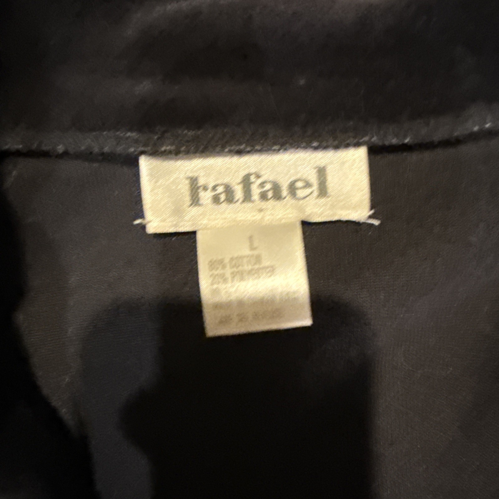Vintage 90’s 80’s Rafael Women’s Large Black Velvet Jacket (0125)