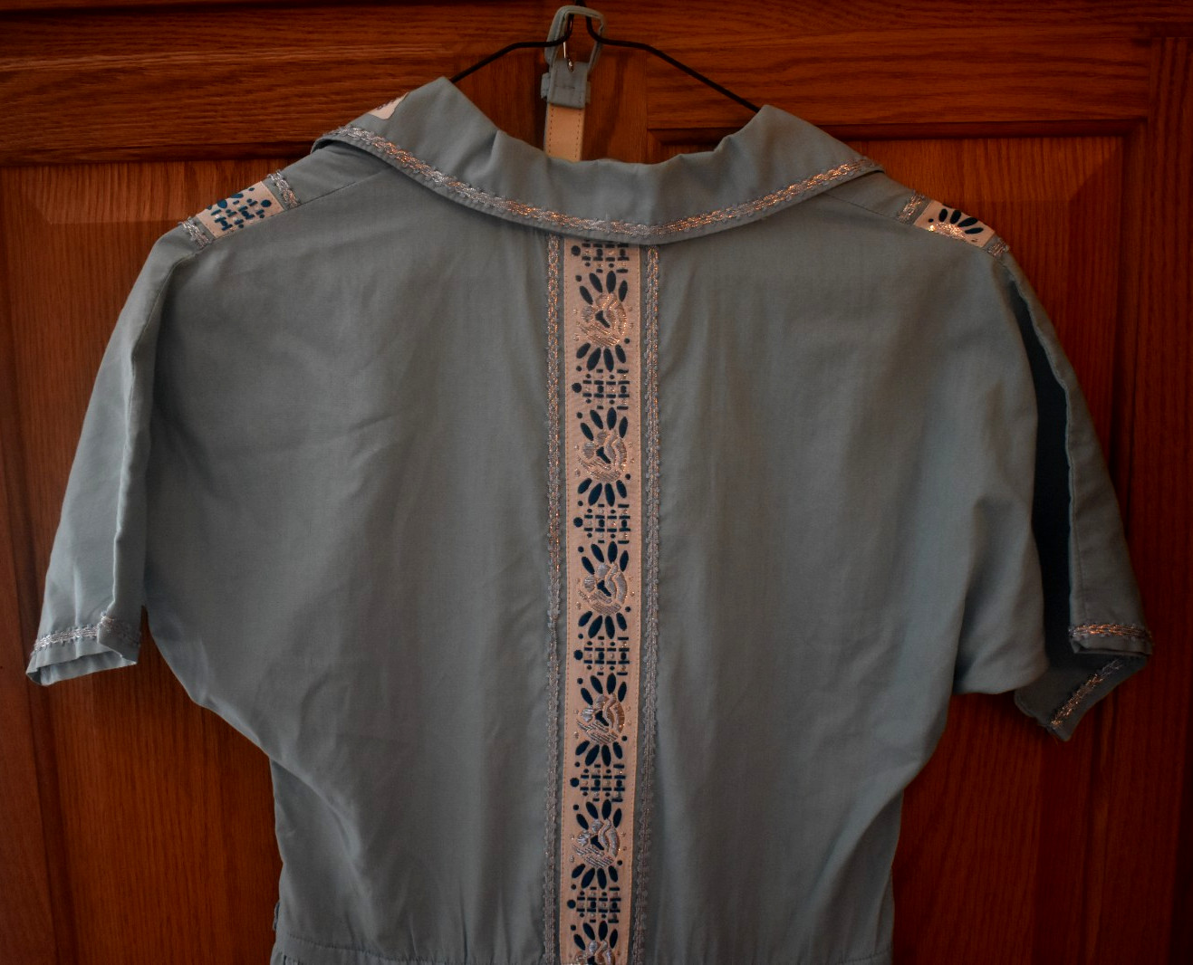Faye Creations Tucson AZ Blue Square Dance Dress Size Small Western Vintage 50s