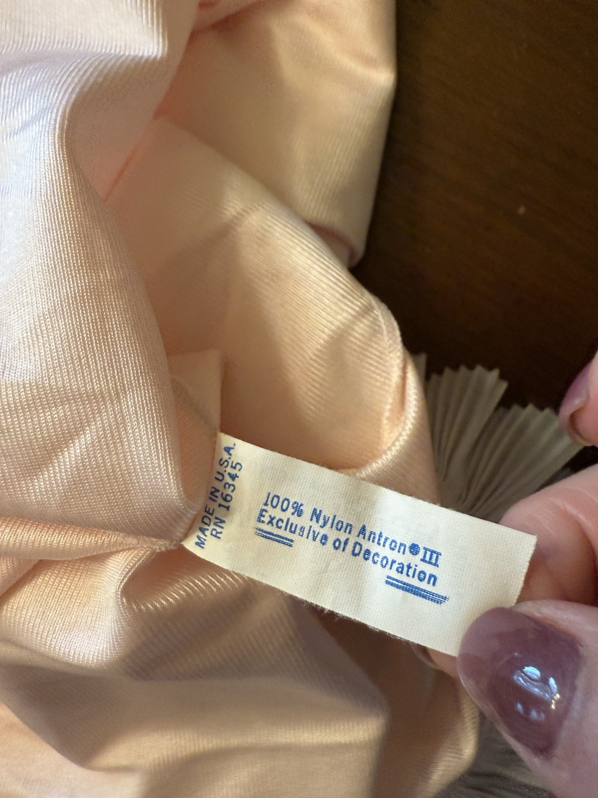 Vintage Jolie Two Pink Night Gown Top Short Robe Bed Jacket Ruffle Tie Nylon S