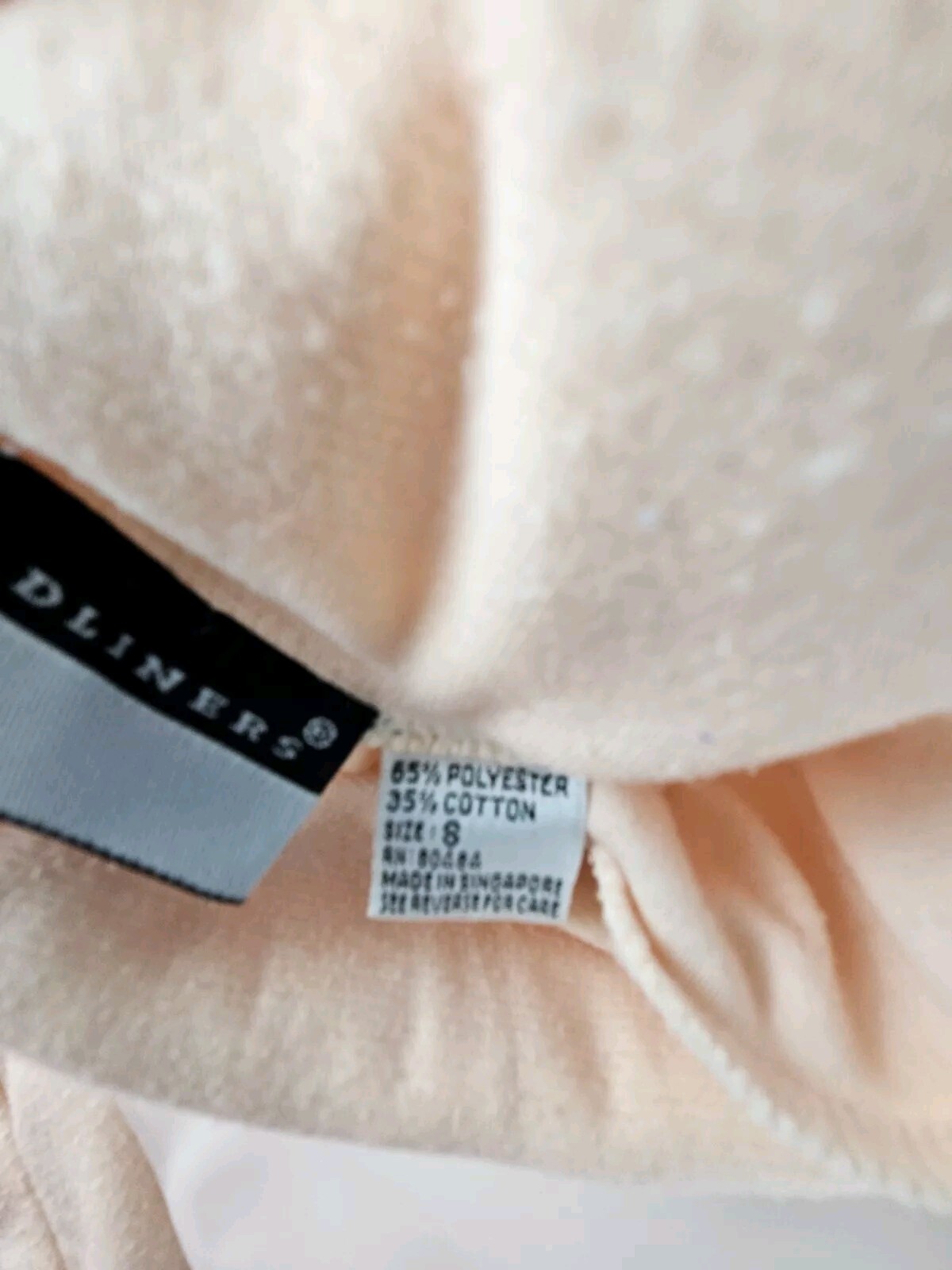 Vtg Womens Headliners Tommy Hilfiger Collection Peach Turtleneck Size Small