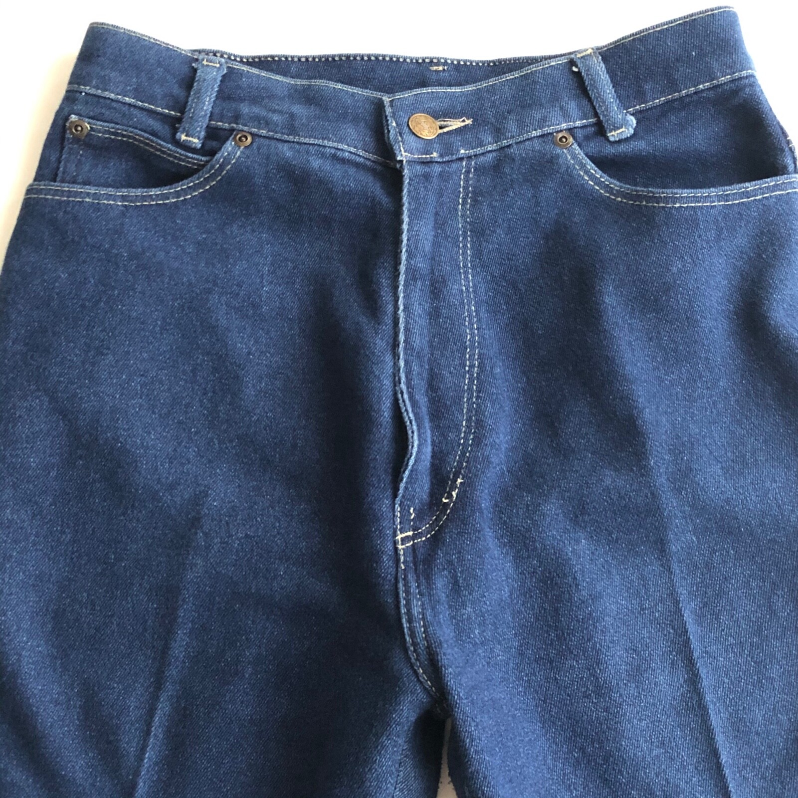 Vtg Stockton of Dallas High Rise Mom Jeans Straight Leg Size 16 Dark Wash