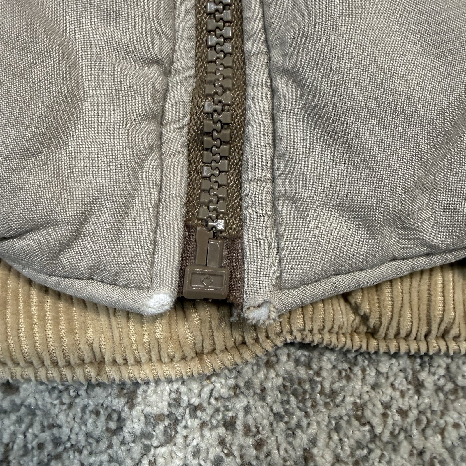 Vintage 80s The Limited Ski Wear Reversible Corduroy Puffer Vest Womens L