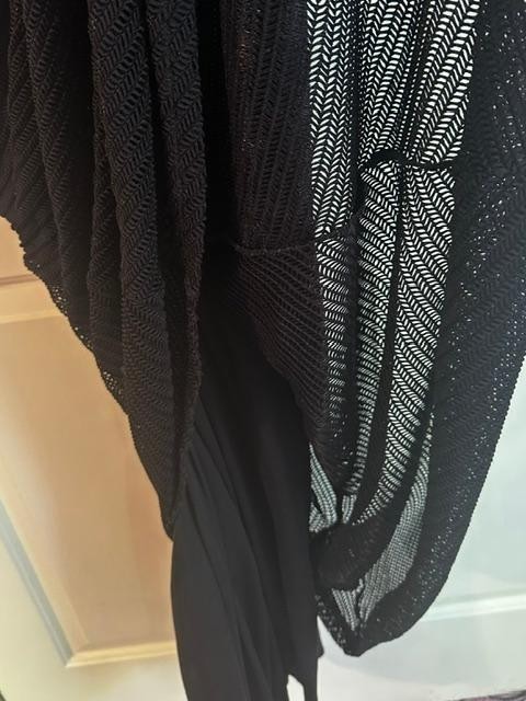* Vintage 90’s Cache Black Spaghetti Strap Slip Lined Maxi Dress XS