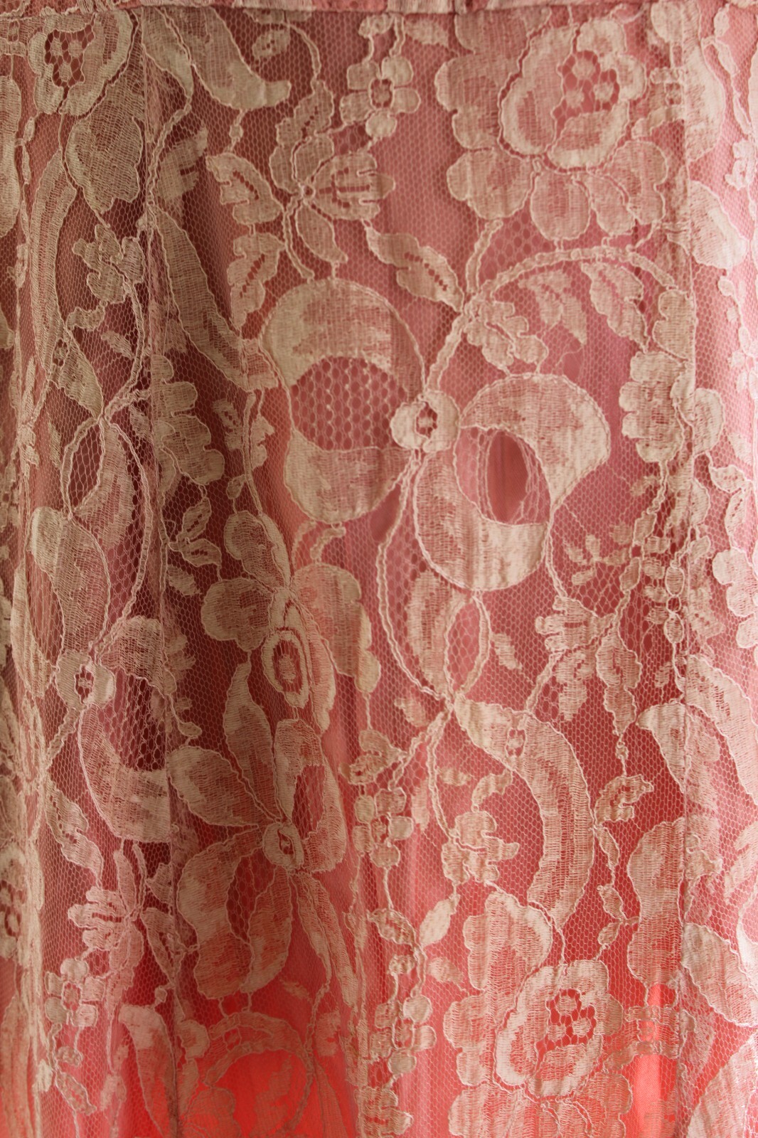 ALL LACE & TAFFITA FULL LENGTH DRESS TAGGED LADIES INTERNATIONAL Workers UNION
