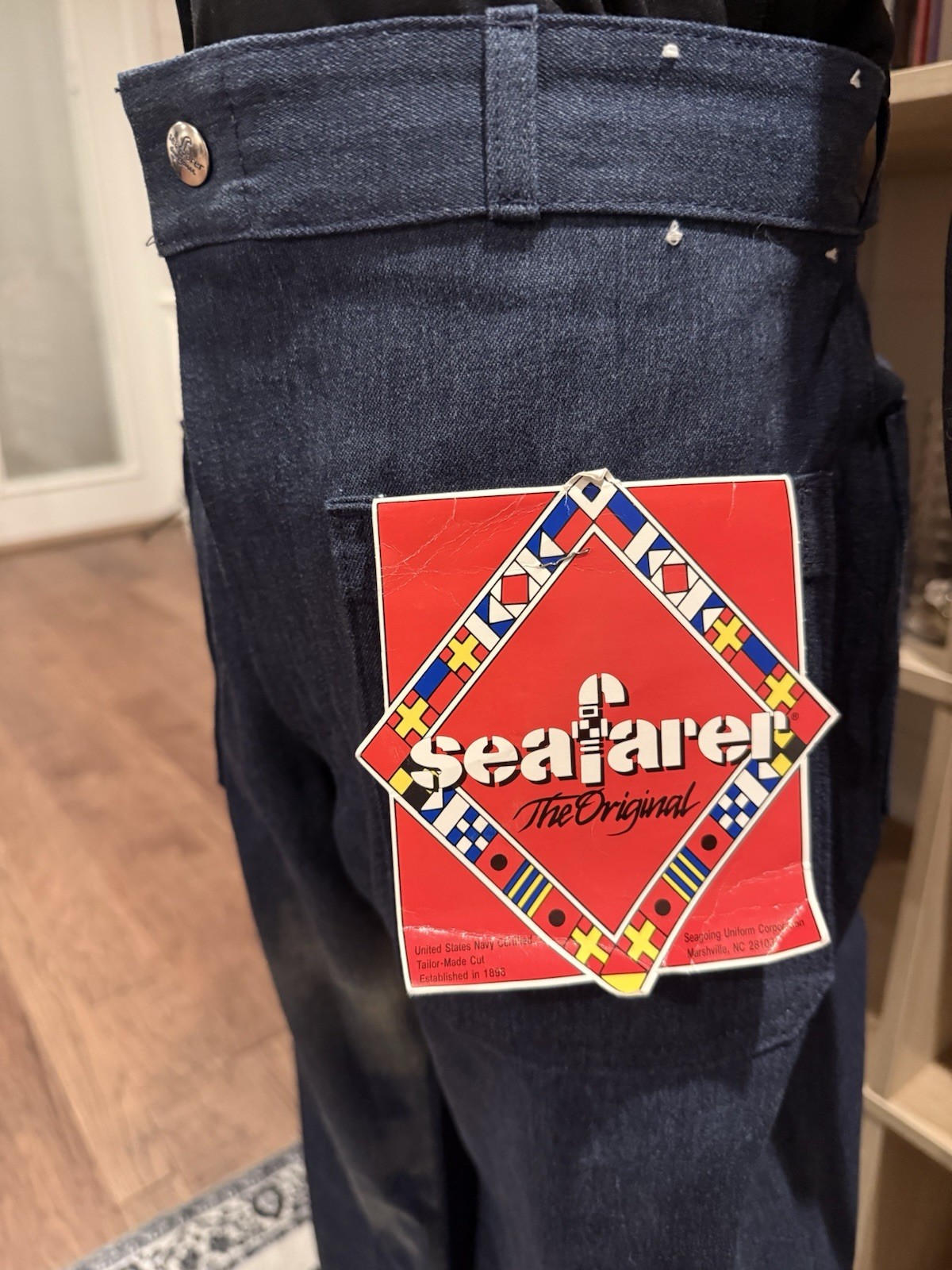Vintage 1970s Seafarer Bell Bottom jeans. New with tags