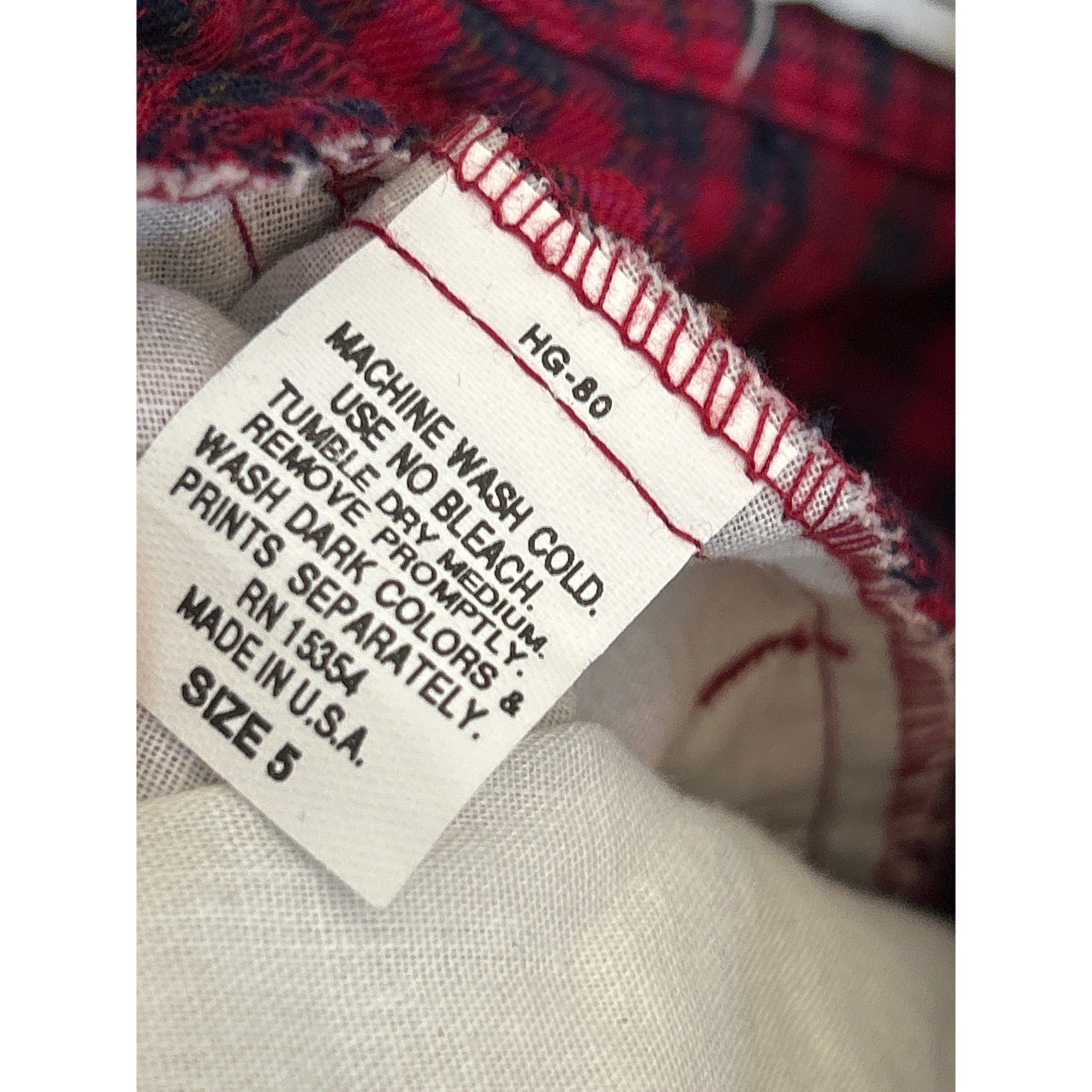 90s Palmetto’s Plaid Shorts Dark Academia Preppy High Waisted Pleated Red Navy 5