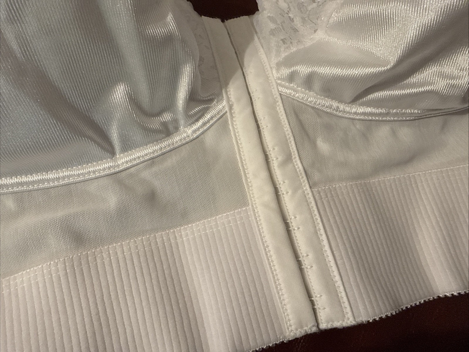 NEW Jodee Surgical Style 1805 Post Mastectomy Bra WHITE w/Pockets USA-MADE 44B