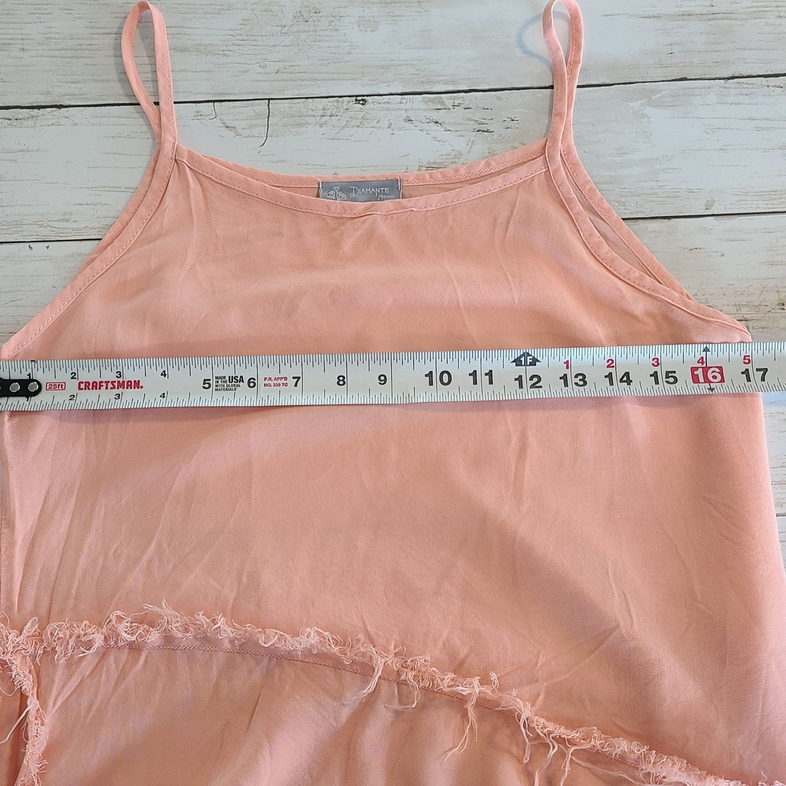 Diamante Pink Strappy Asymmetrical Raw Hem Dress Ballet Fairy Core Feminine Med