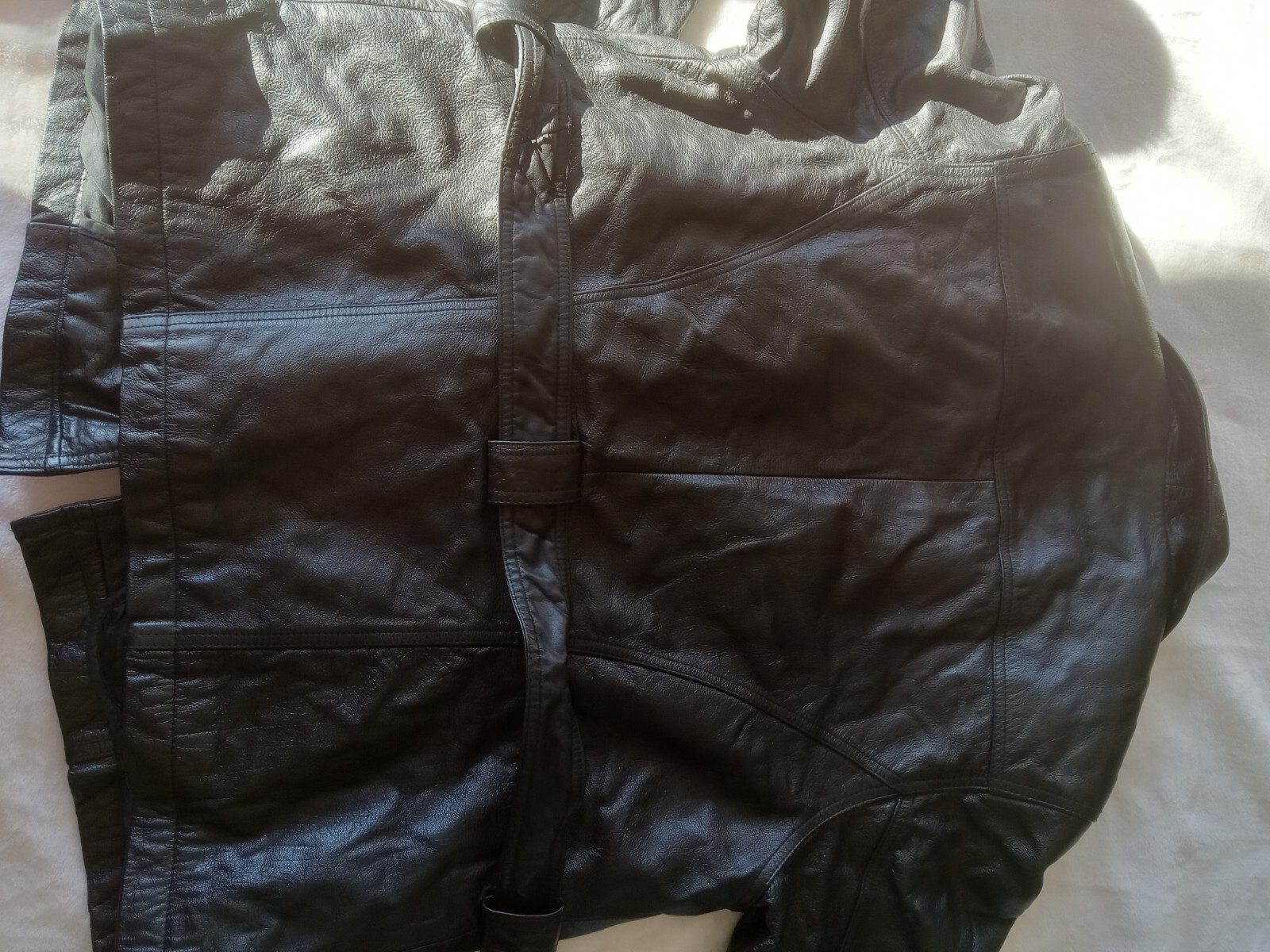 Size M, Wilsons Thinsulate 3M Thermal Insulation Black Leather Jacket, Woman’s