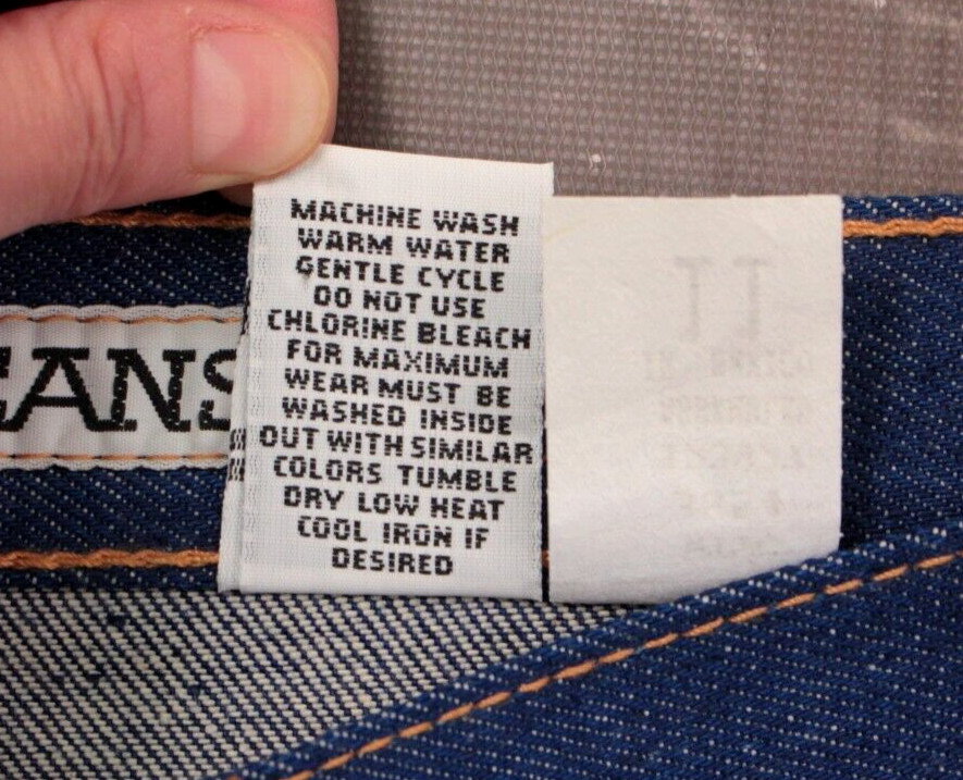 VTG Women’s 80s 90s NOS ZENA Jeans Sz 30″ 1980s 1990s Dark Wash High Waist