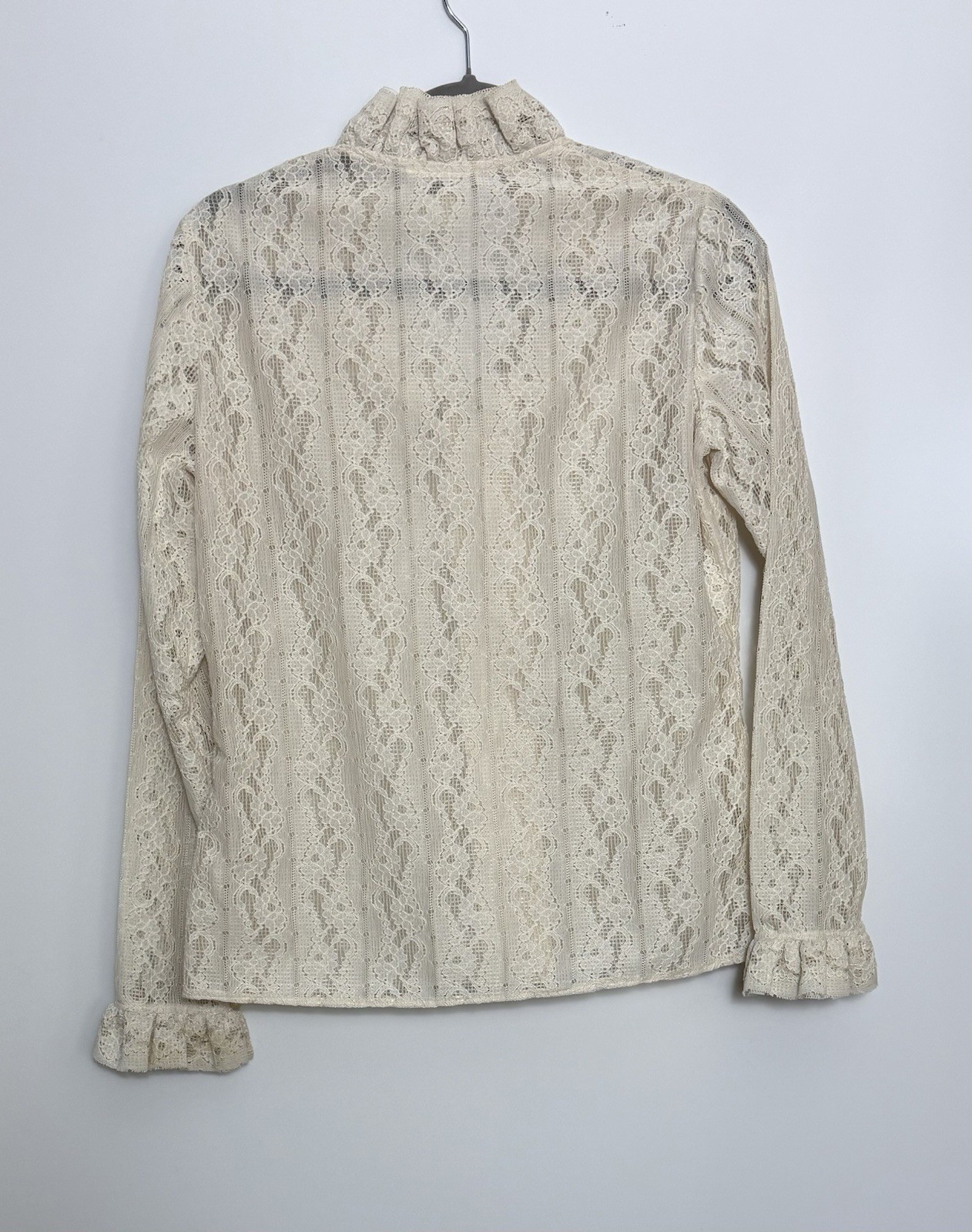 Vintage Malbe Lace Button Down Blouse ~ 9/10 ~ 60’s