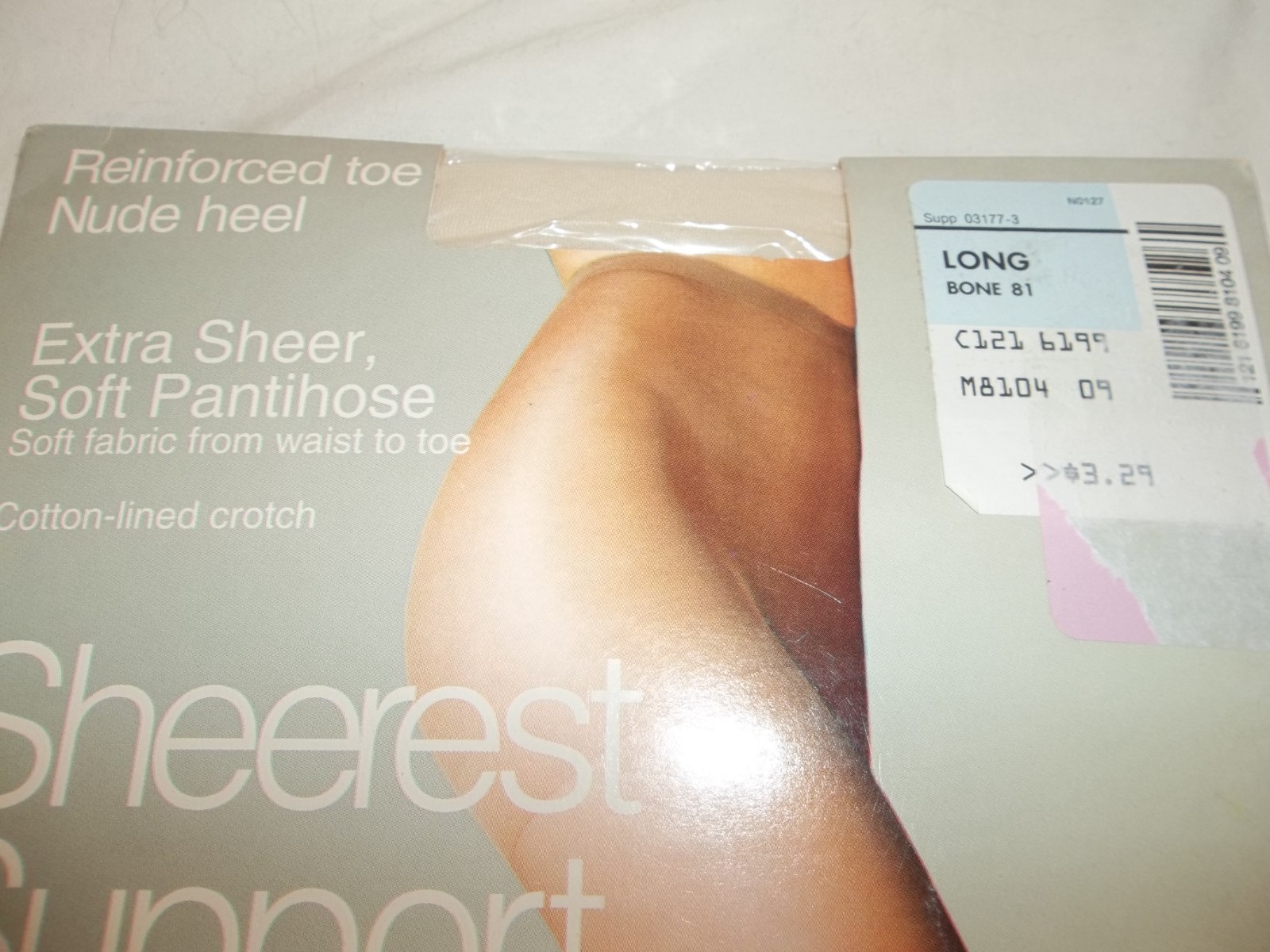 Vtg Lot Of 6 Pair New JC Penney Sheerest Support Pantyhose Size Tall