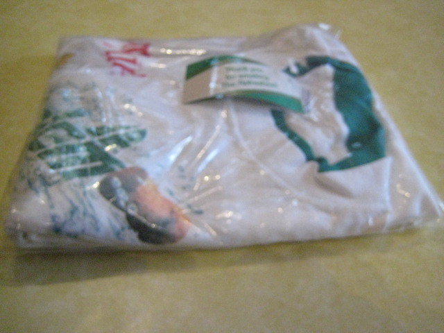 VTG.1990’s (USA) „SALEM MENTHOL CIGARETTES” Size XL Green-Trimmed T-Shirt (NIP)