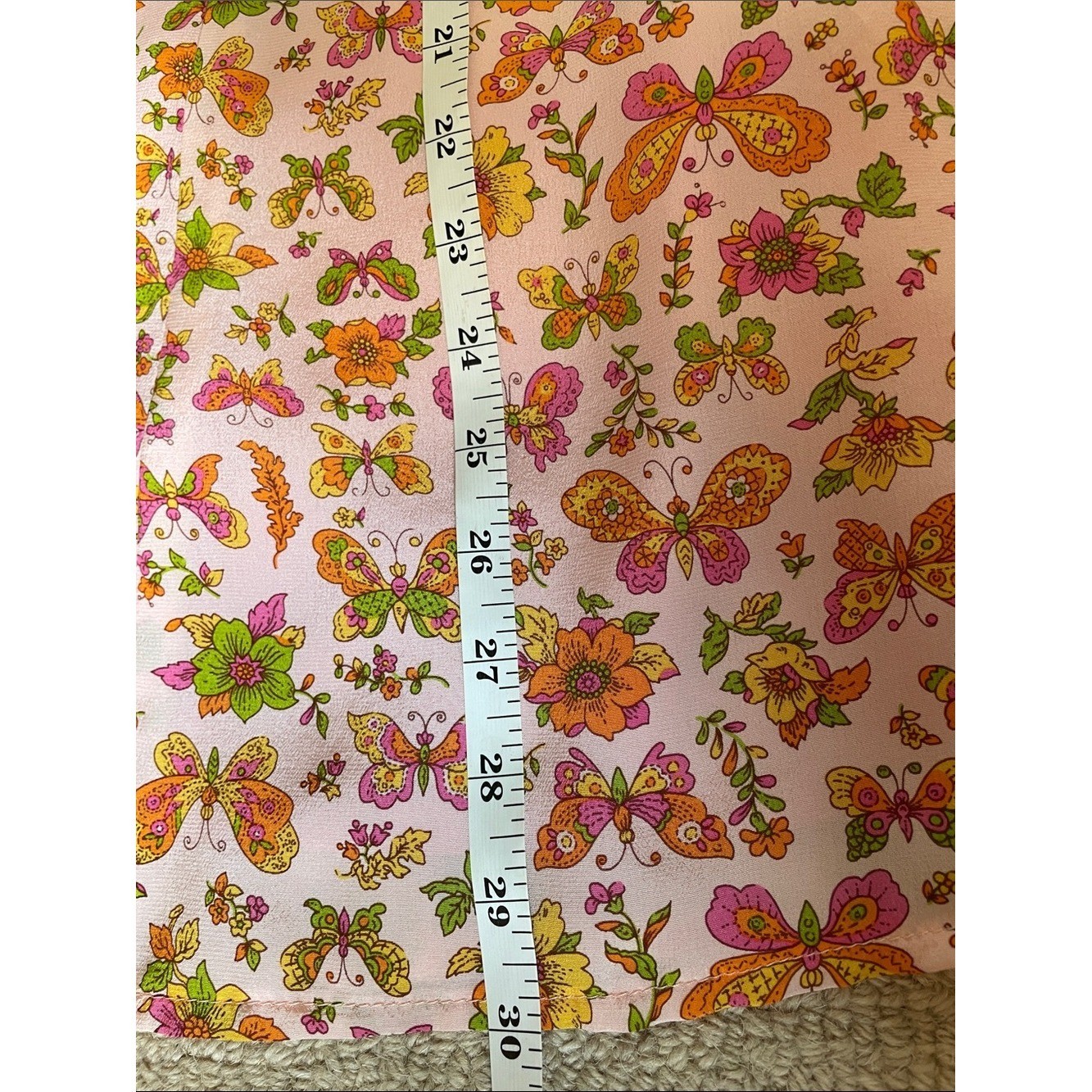 NWT Vintage Nanette Lepore Silk Butterfly Dress 2000s Strapless Pink Y2K Size 4