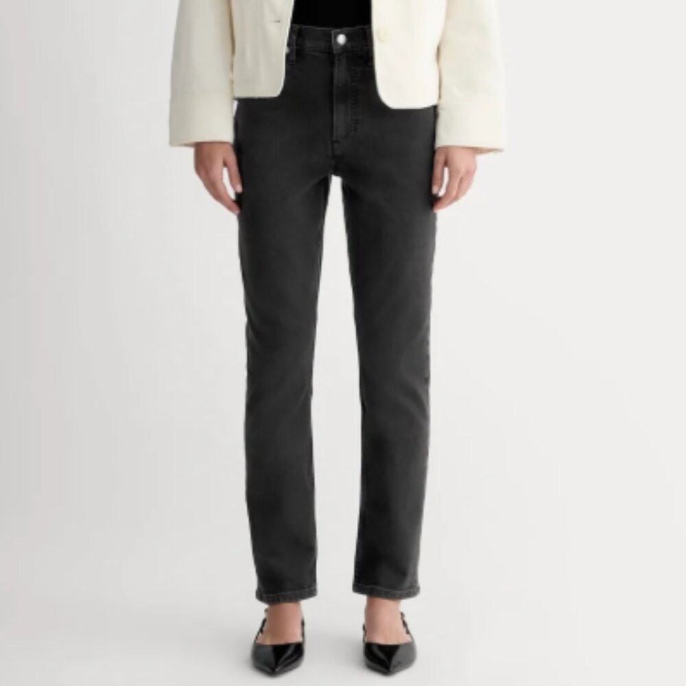 Everlane The Original Cheeky Jean, Washed Black, 27R, 90’s Minimalism