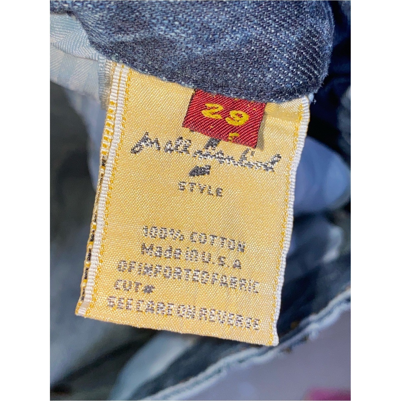 7 For All Mankind x The Great China Wall Vintage Embroidered Distressed Jeans