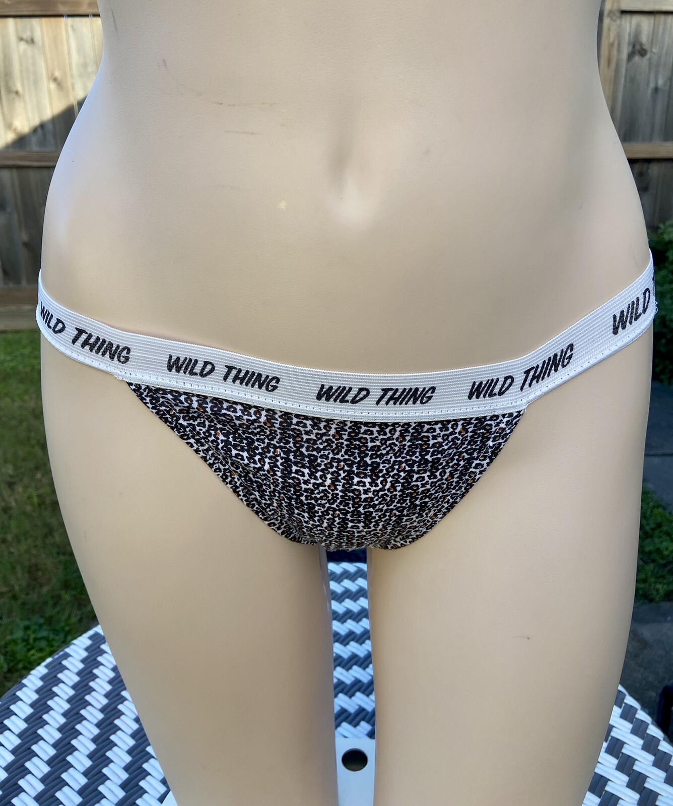 Y2K Wild Thing Low Rise Bikini Panty New Deadstock Rave Vintage 2K S/5 Retro