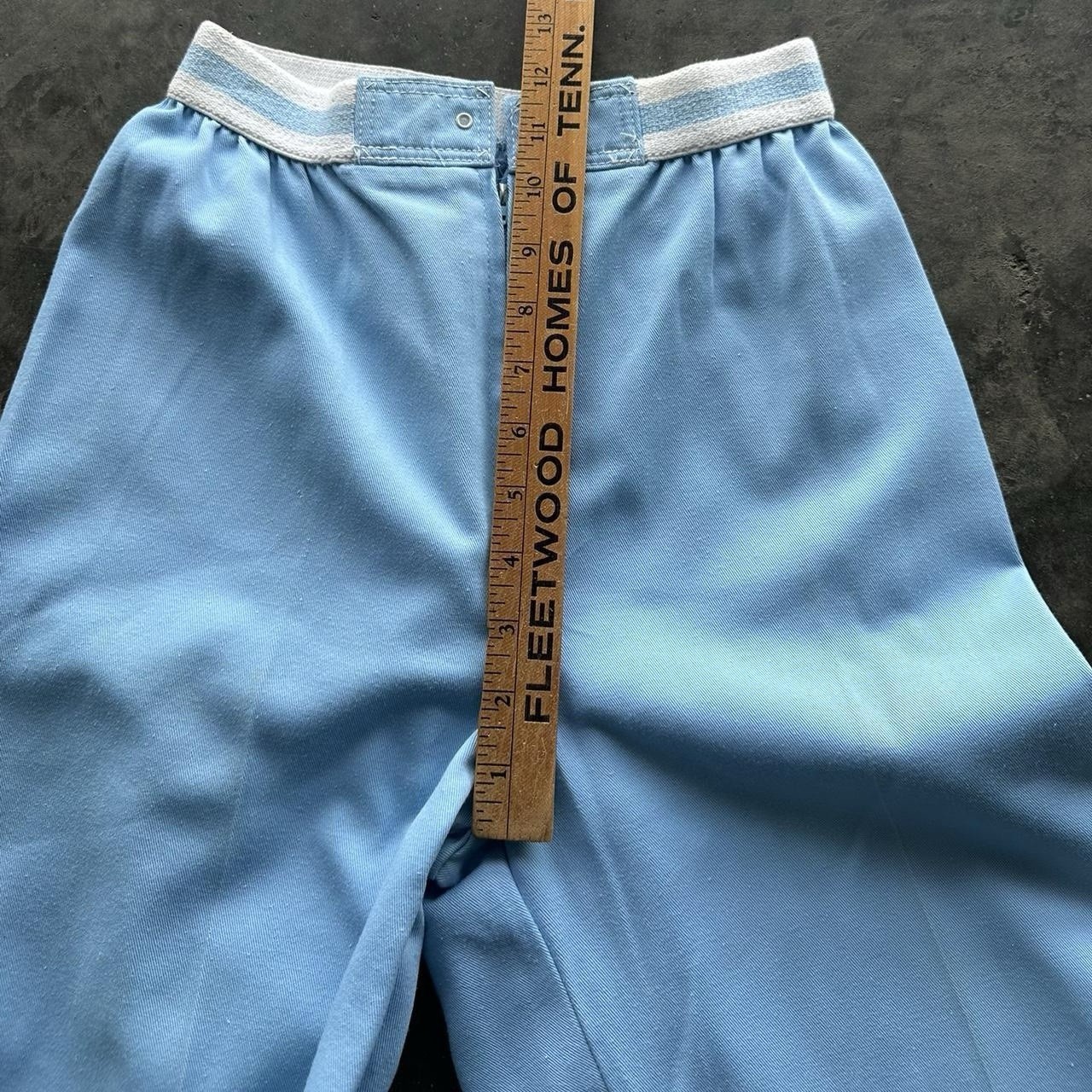 Vintage 70’s Turtle Bax Baby Blue Flare Pants 23”-28”