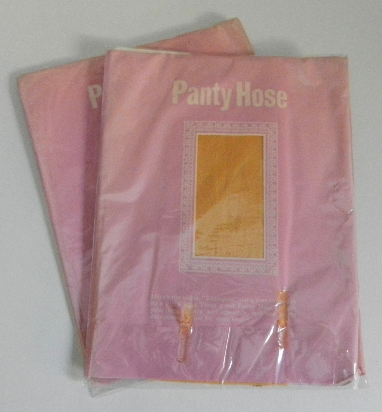1 Pair Vintage Opaque Same Waist to Toe Panty Hose Size 5’0” to 5’9” Yellow