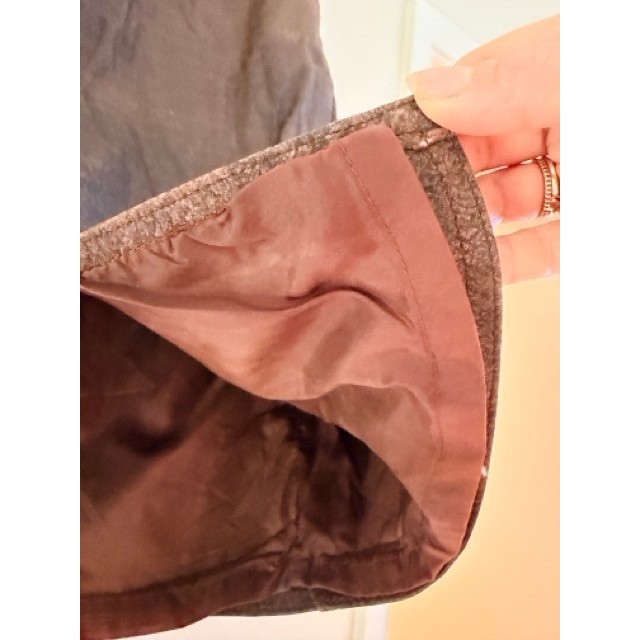 90s Genuine Leather Pencil Skirt Vintage Snap-Front Moto Y2K Brown Sz 9/10