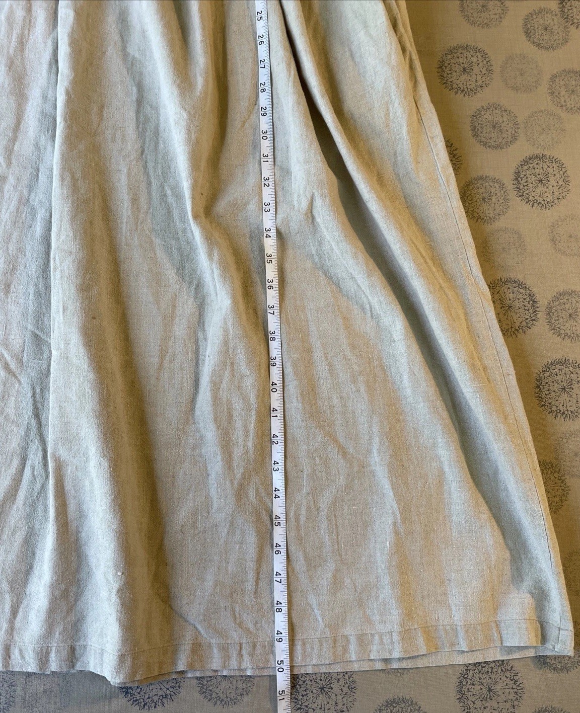 Vintage Bryn Connelly Prairie Dress Cottagecore Linen Blend Modest Pockets 14