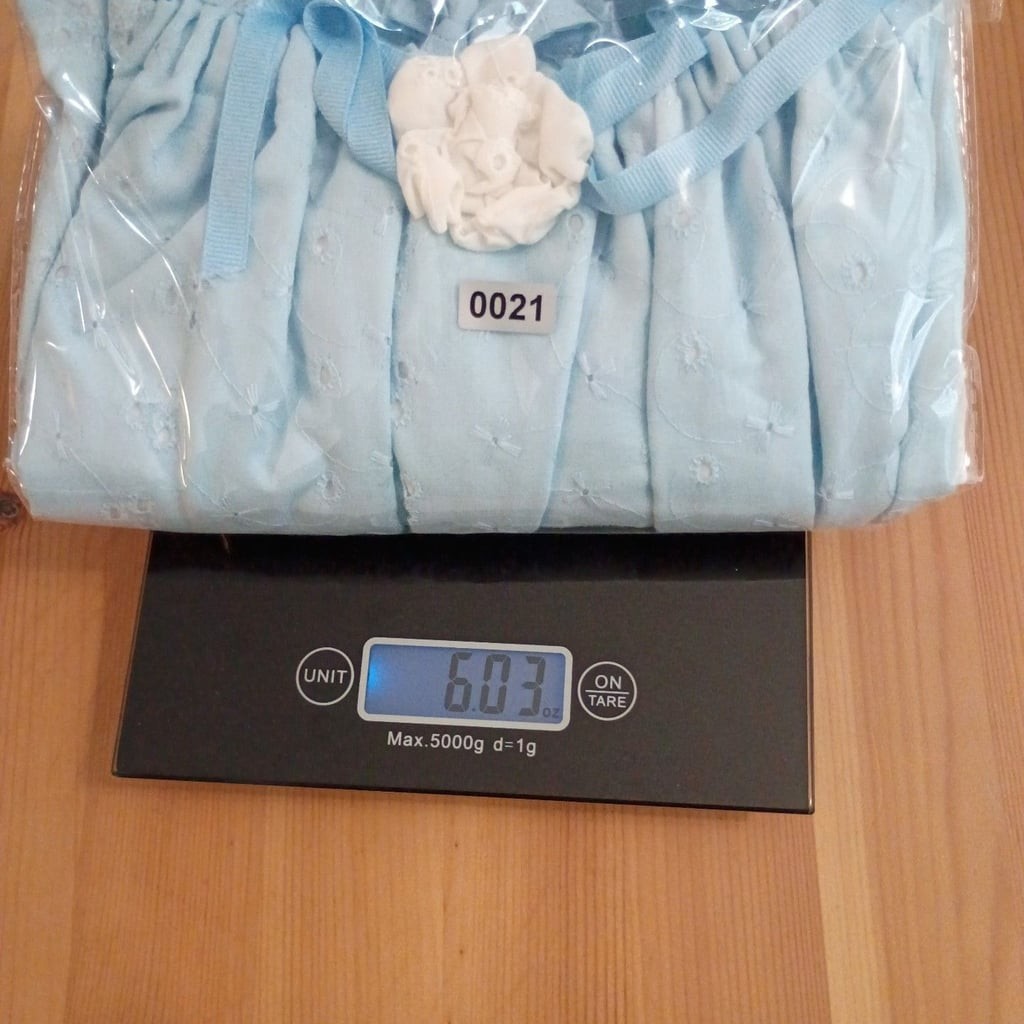 Vintage Light Blue Cottagecore Cotton Eyelet Nightgown with White Lace Trim and