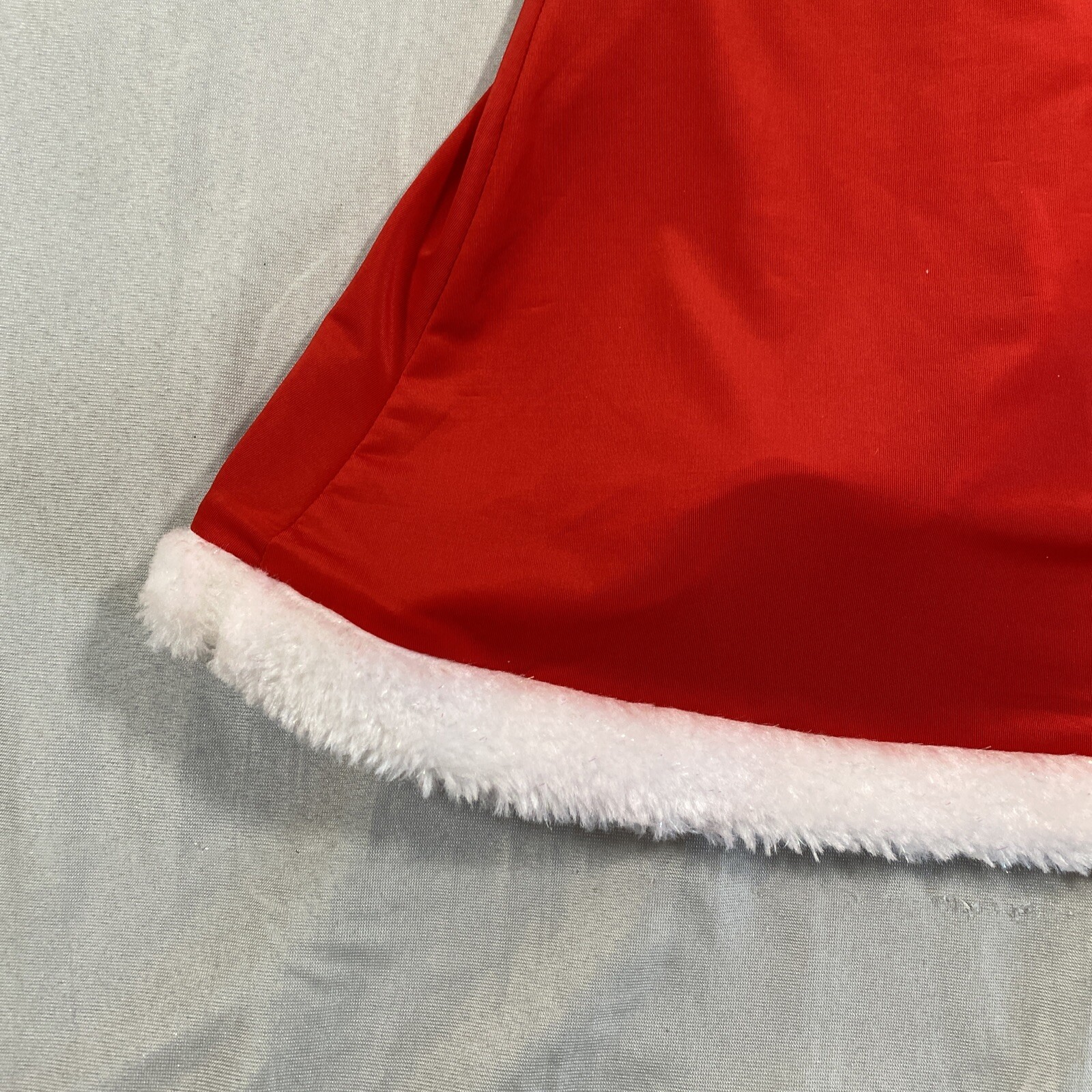Body Candy Nightie Womens Medium Underwire Santa Mrs Claus Adjustable Faux Fur