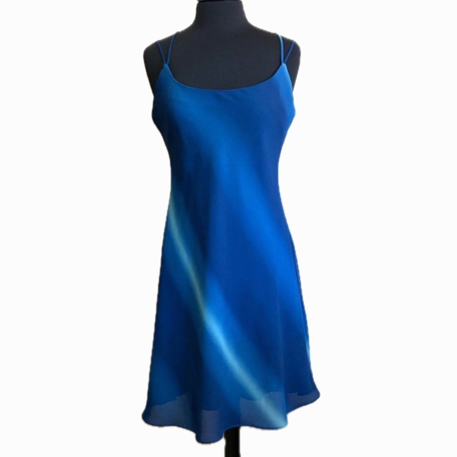 Blue Galaxy Sky Ombre Dress Formal Cocktail Juniors 11 Small