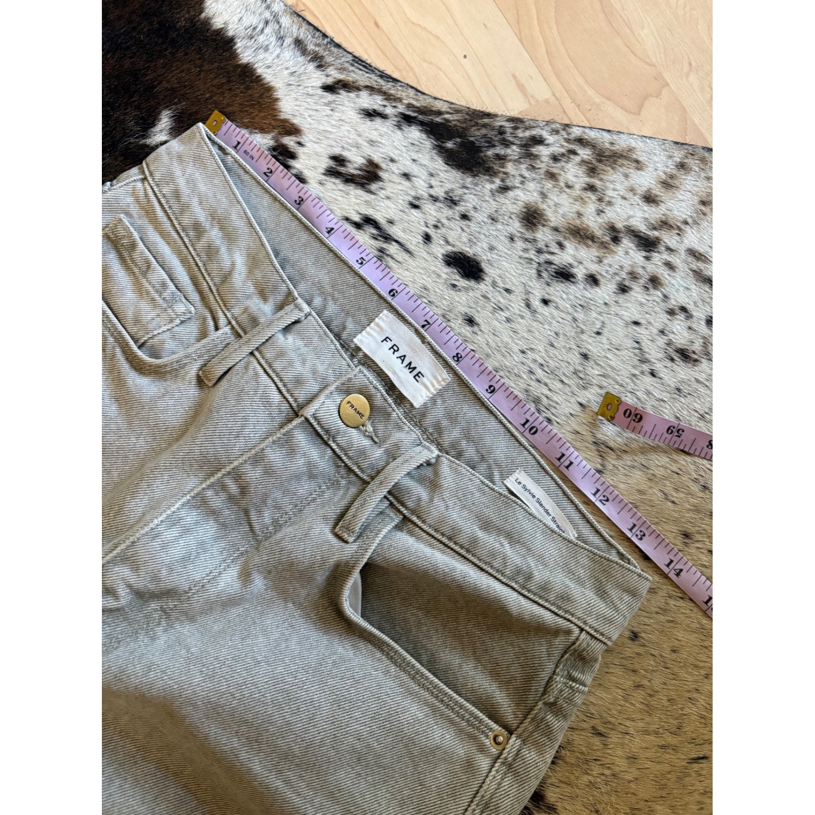 FRAME Le Sylvie Slender Straight Jeans Size 27