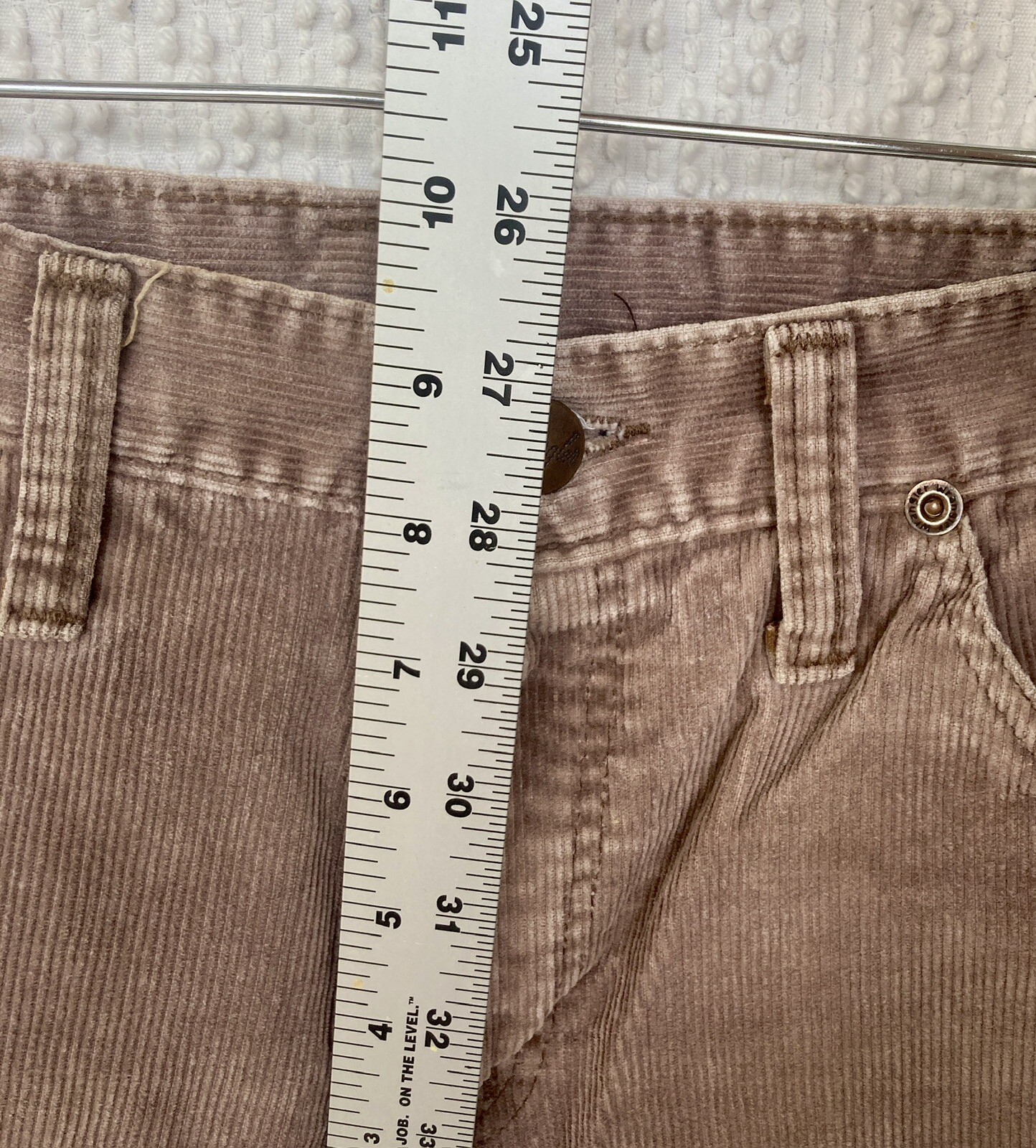 Vintage 1980’s Brown Student Wrangler Corduroy Pants Tag Size 28 x 30 Cords