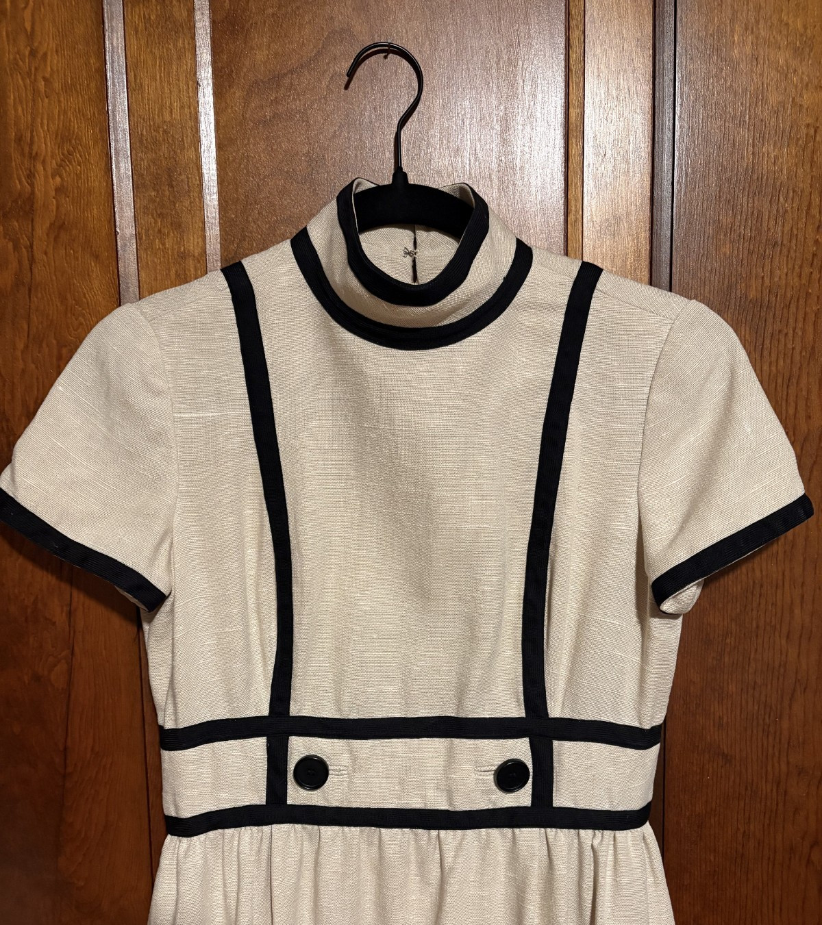 RARE Vintage 60s Geoffrey Beene Wool Mod Cocktail Dress Saks Fifth Ave