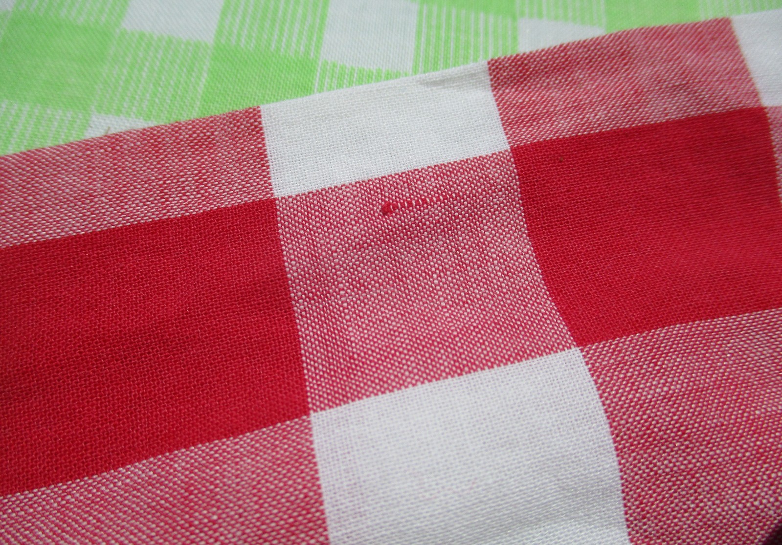Vintage 50s Levi’s Short Horn Red White Checker Open Collar Western Loop Shirt