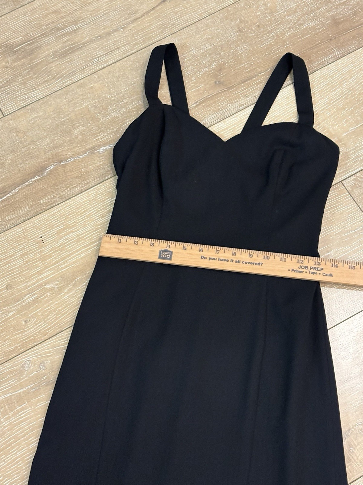 Vtg Kathryn Conover By Night Black Dress 4 Sweetheart Evening Cocktail Fringe