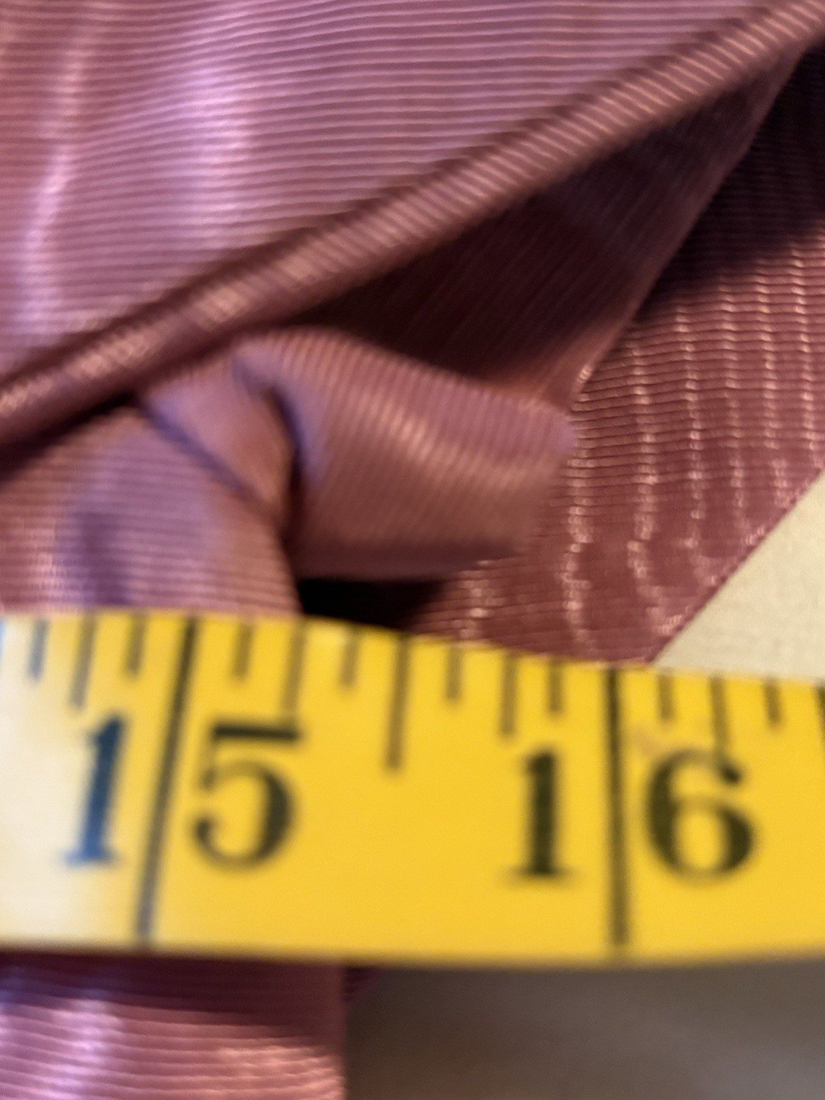 Vtg Handmade Rose Pink Moire Taffeta Dress 80s Basque Waist Rosette Prom Small