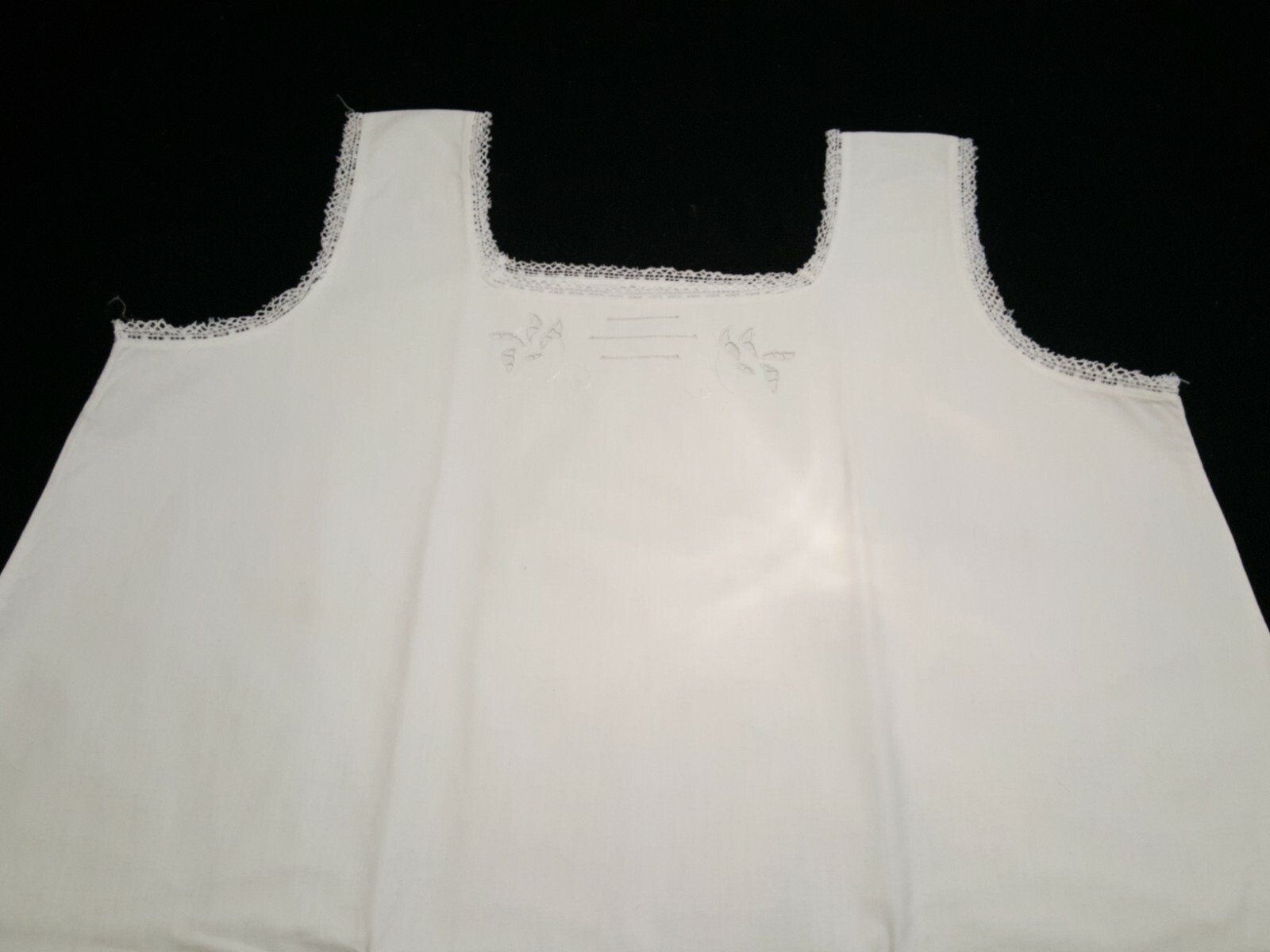 Nightgown Embroidery Lace Cotton Nightgown Chemise Nuit B13 Nightgown (8)^