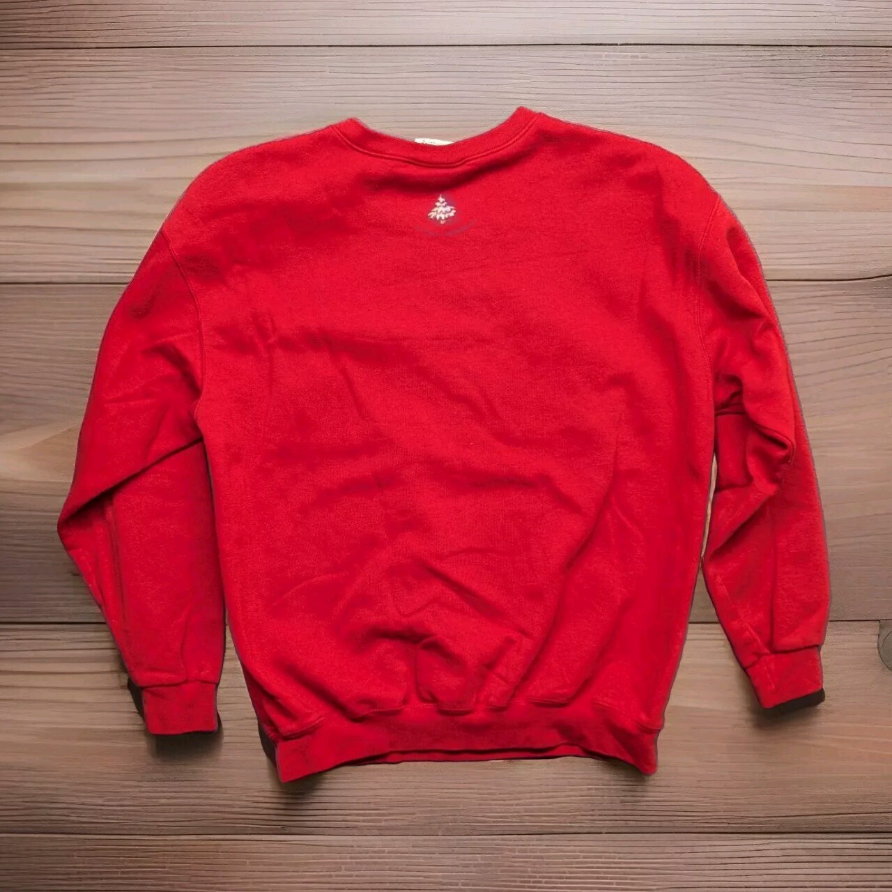 VINTAGE NORTHERN REFLECTIONS RED WOMENS SWEATSHIRT SIZE M WREATH KEEPSAKE