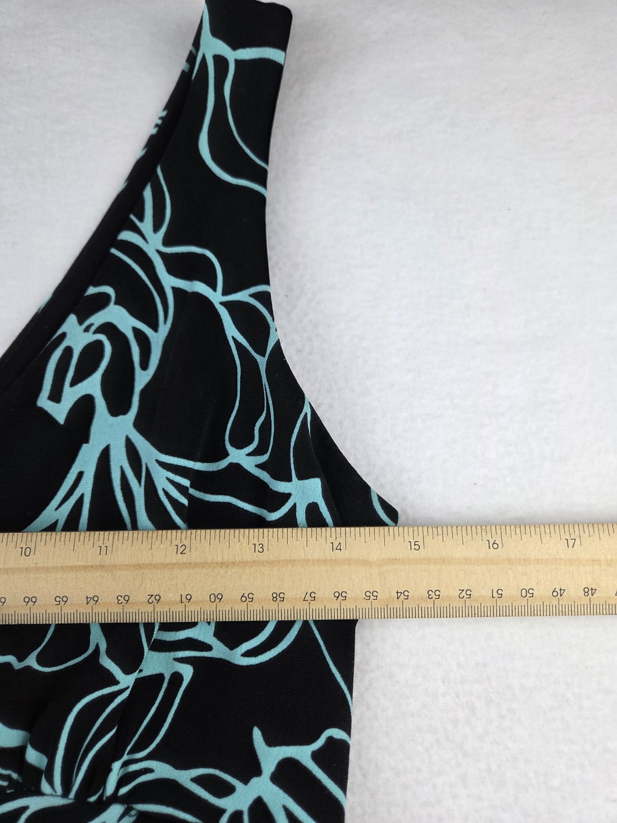 B. Darlin Women’s Size 7/8 Dress Sleeveless A-Line Black Teal With Waist Ties