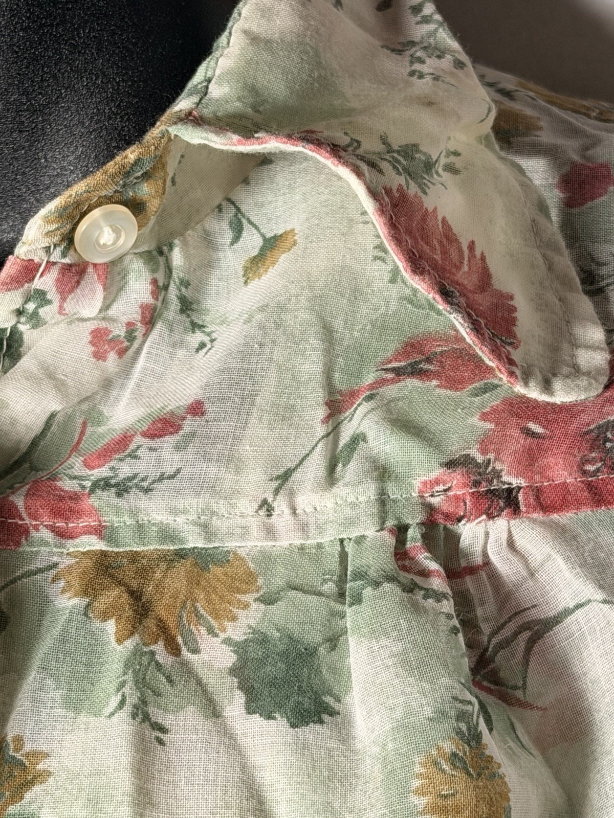 Paul Harris Vtg Women’s 2-piece Button Down Floral & 60’s Bikini Top