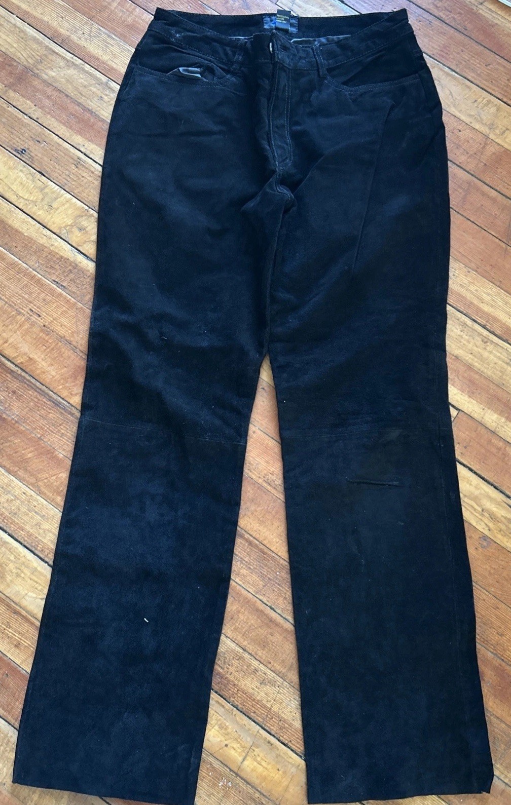Y2K Vintage Women’s Juju Leather Suede Pants Sz Lined Sz 7/8