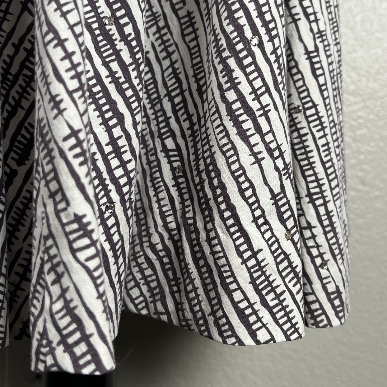 Vintage 1950s Sz 2P Black & White Full Skirt Halter Party Dress Rockabilly+Vest