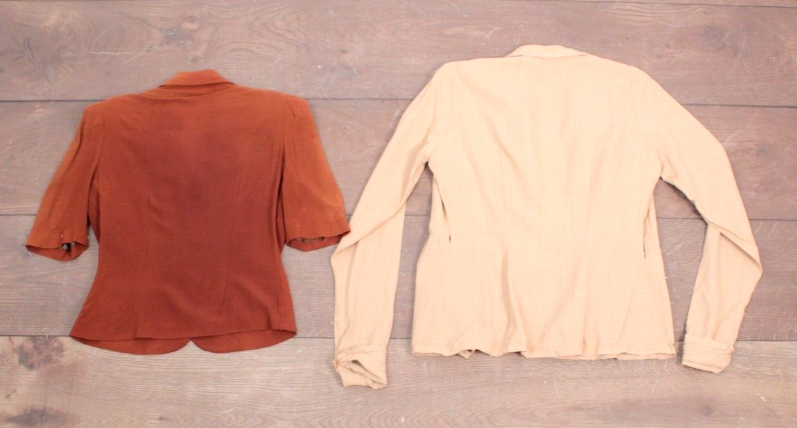 VTG Lot of 18 40s 50s AS IS Suits & Blazers Assorted Sizes & Colors 1940s 1950s