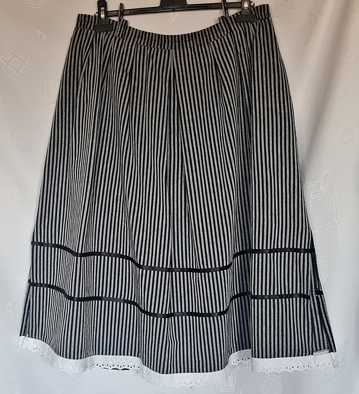 SKIRT VINTAGE YESSICA OKTOBERFEST DIRNDL TYROLEAN ART WOMENS SIZE US 16 EU 44