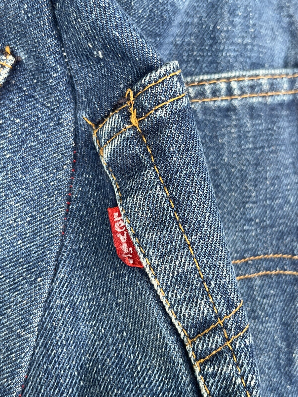1970s Levi’s Maxi Skirt Redline Selvedge Denim DIY Single Stitch Vintage