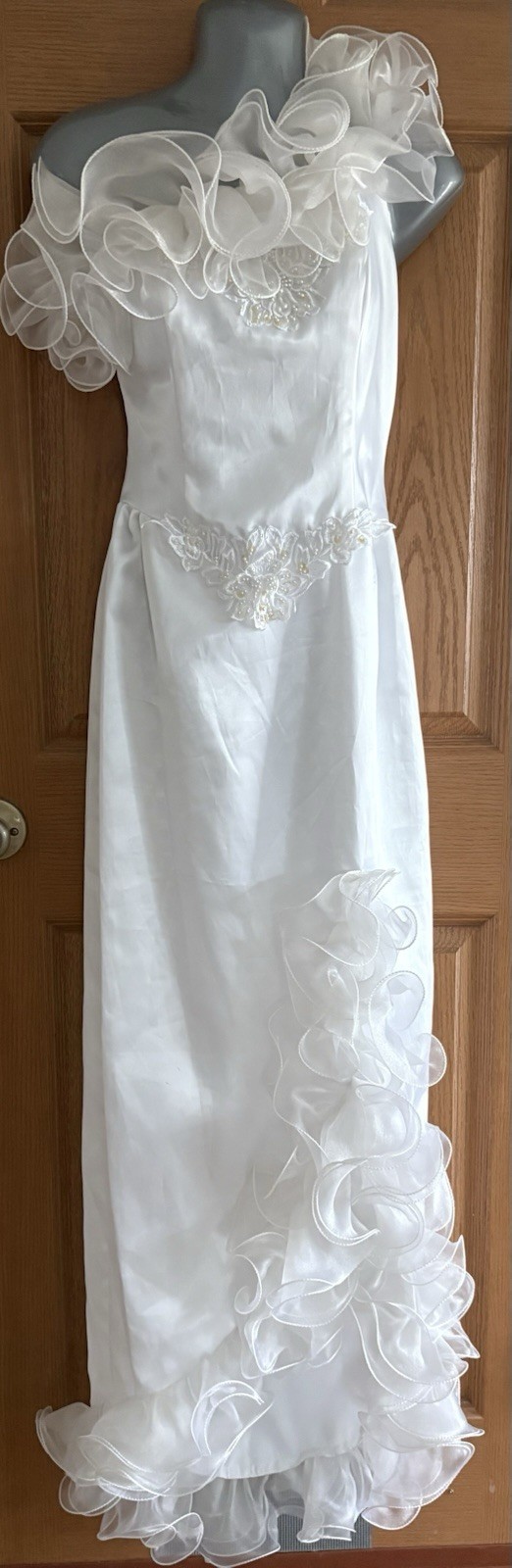 NOS DIRTY DANCING White Wedding Dress Fantasy Formals Sz 8 *read